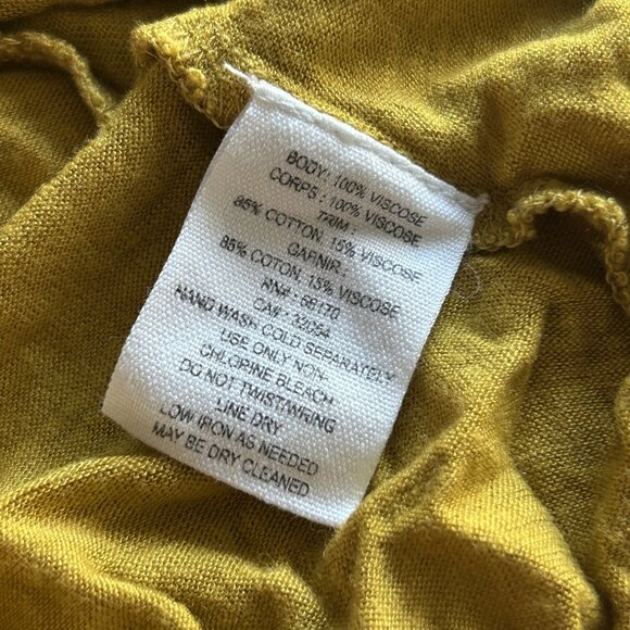 RARE Free People Flowy Solid Chartreuse Top ASO Alex Russo - Picture 6 of 9